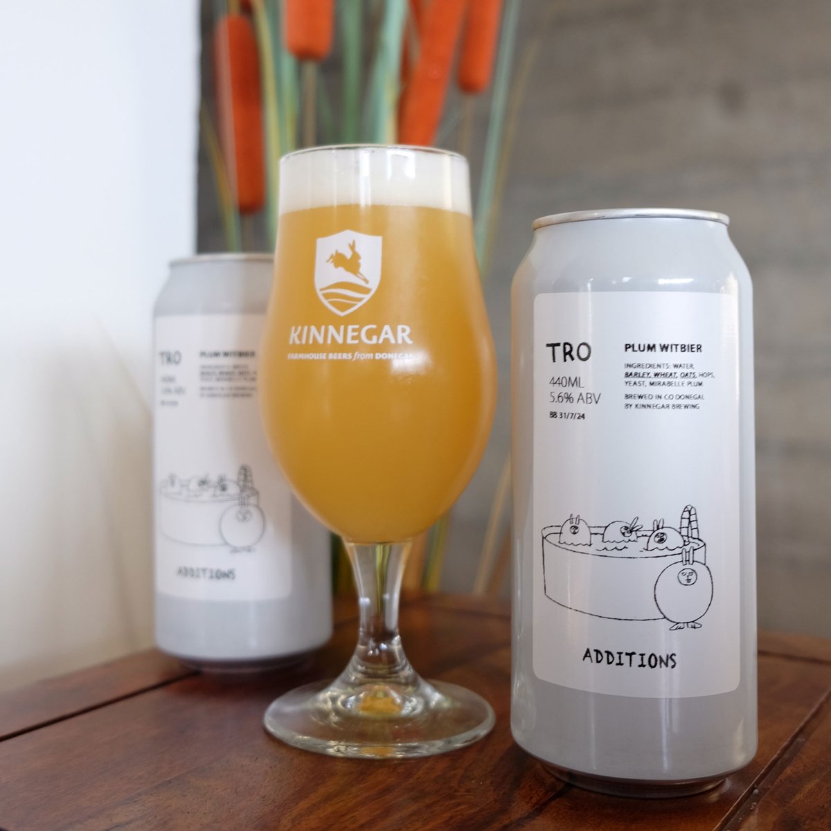 TRO-8 : PLUM WITBIER
Live Thursday 30 November in our homes from home.
-
The latest in our TRO series is a classic witbier, fruity and spicy, enriched with golden Mirabelle plums. You’ll find that it makes a lovely foil to the dark winter beers we’re enjoying this winter season.