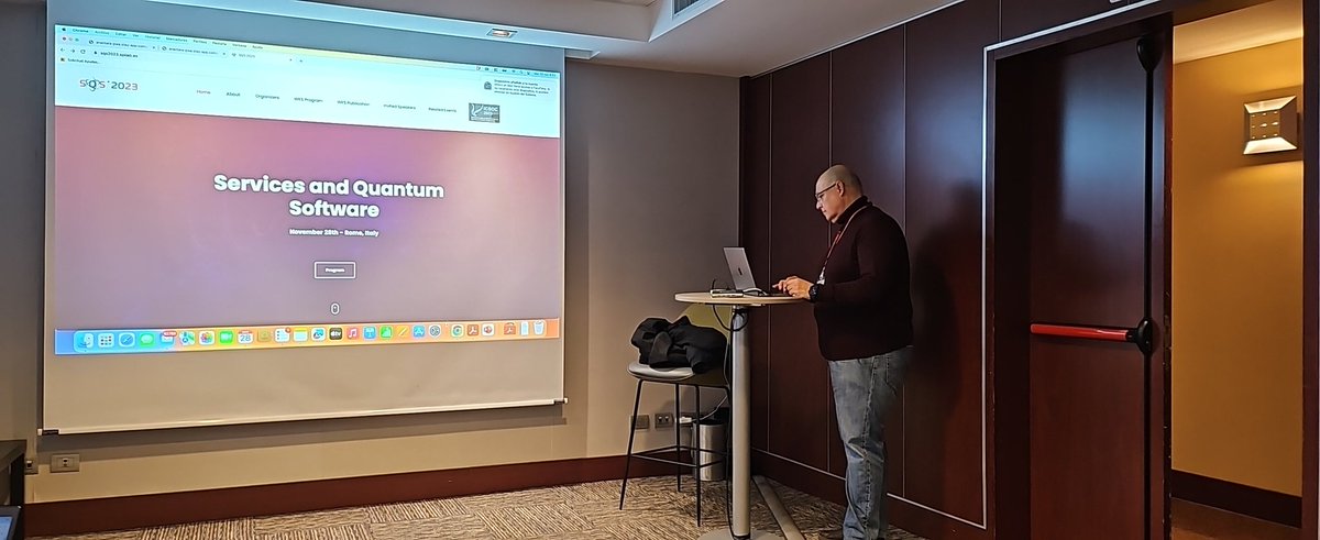 jmgaralo's tweet image. Ready for #icsoc2023 @ICSOCConf . Today we start strong with the SQS workshop about Services and Quantum Software sqs2023.spilab.es @juanmamuro @spilabuex @QuercusSEG