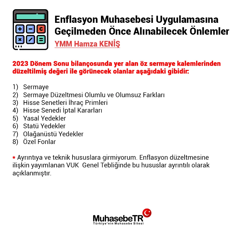 muhasebetrcom's tweet photo. ENFLASYON MUHASEBESİ UYGULAMASINA GEÇİLMEDEN ÖNCE ALINABİLECEK ÖNLEMLER
#enflasyonmuhasebesi #muhasebe #muhasebetr #smmm #malimüşavir #muhasebeciler https://t.co/KAMoHpsofP