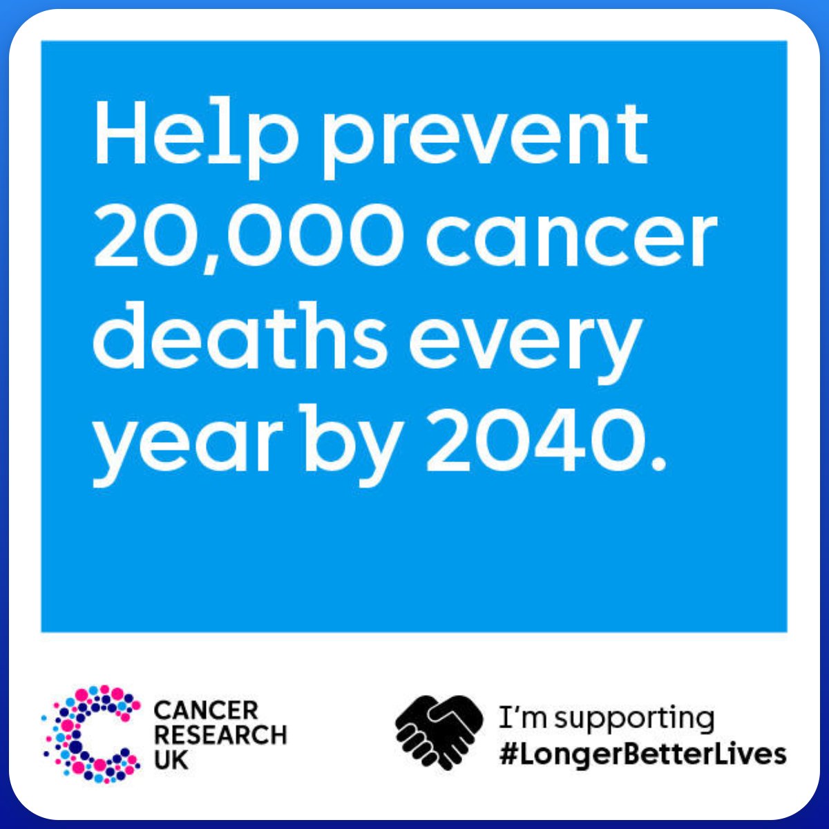 JimBethell's tweet image. The Cancer Manifesto from @CancerUK is more than just a stunt. It's a vital agenda for preventing disease that is crucial to the prosperity of 🇬🇧.

Here's why I wholeheartedly support it. Here's a summary (link), and a thread.

cancerresearchuk.org/sites/default/…

#LongerBetterLives

1/6
