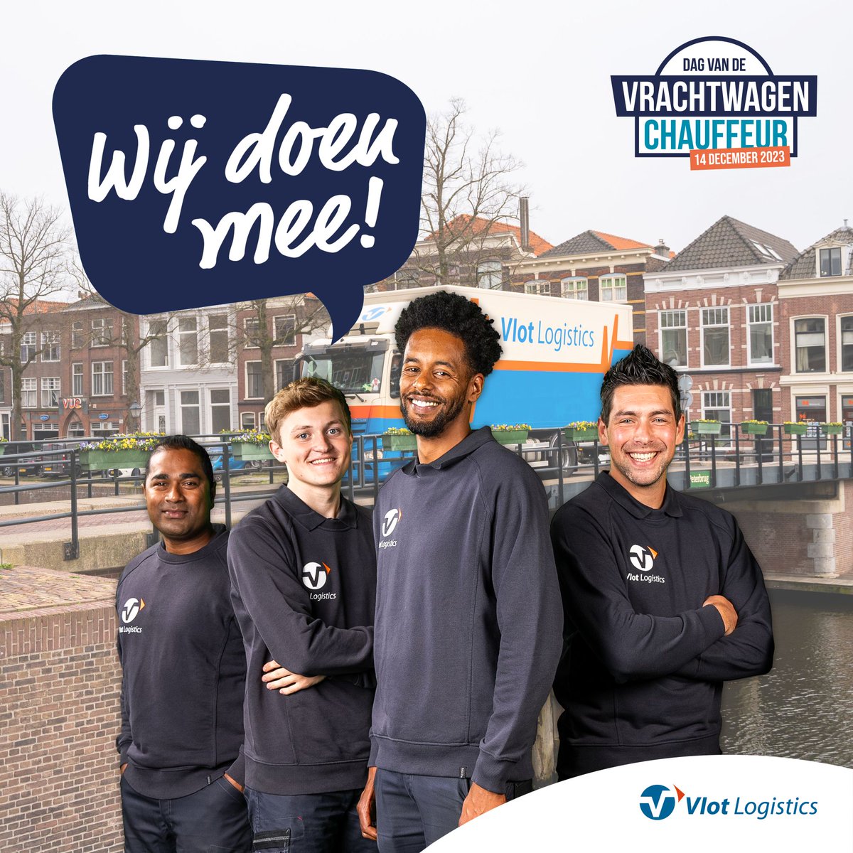 Binnenkort zetten wij onze chauffeurs (en bijrijders!) in het zonnetje op de jaarlijkse Dag van de Vrachtwagenchauffeur. Doe jij ook mee?
#DVC2023 #dagvandechauffeur #werkenbijvlot