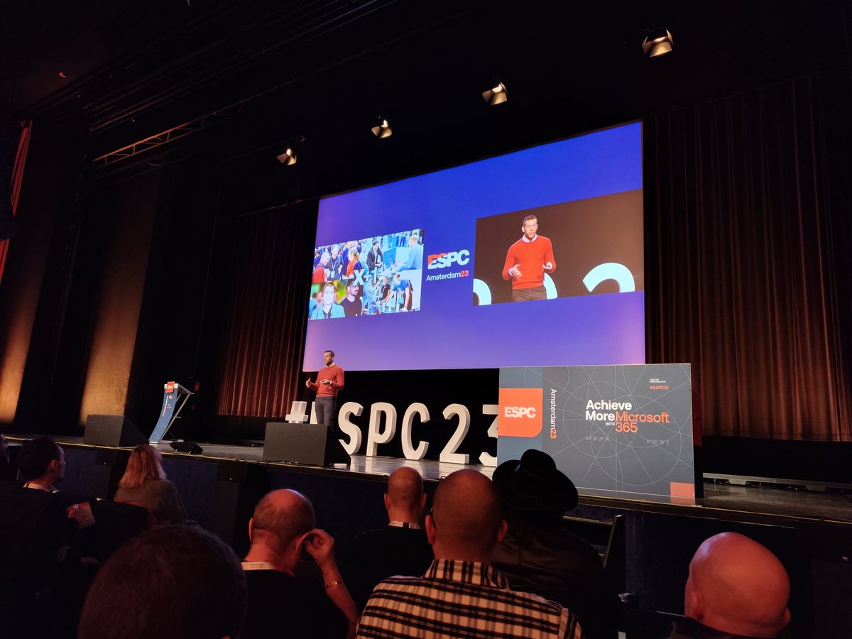 tracyvds's tweet image. So excited for #ESPC23 to start. Surrounded by friends, mentors, heroes, fellow #Microsofties. Thank you @ESPC_Community for putting this great conference together. I hope everyone experiences the best #LearningThroughSharing ever!