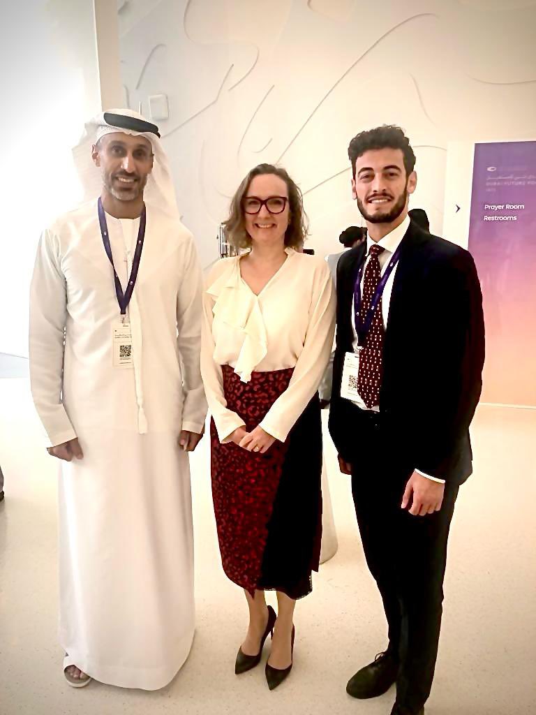 Engaging discussions emphasising the crucial role of technology in driving #ClimateAction at the Dubai Future Forum where I had the pleasure to meet HE Khalfan Belhoul CEO of @DubaiFuture Foundation.

We will also cover this topic at #EUatCOP28 side events cop28eusideevents.eu/e/home