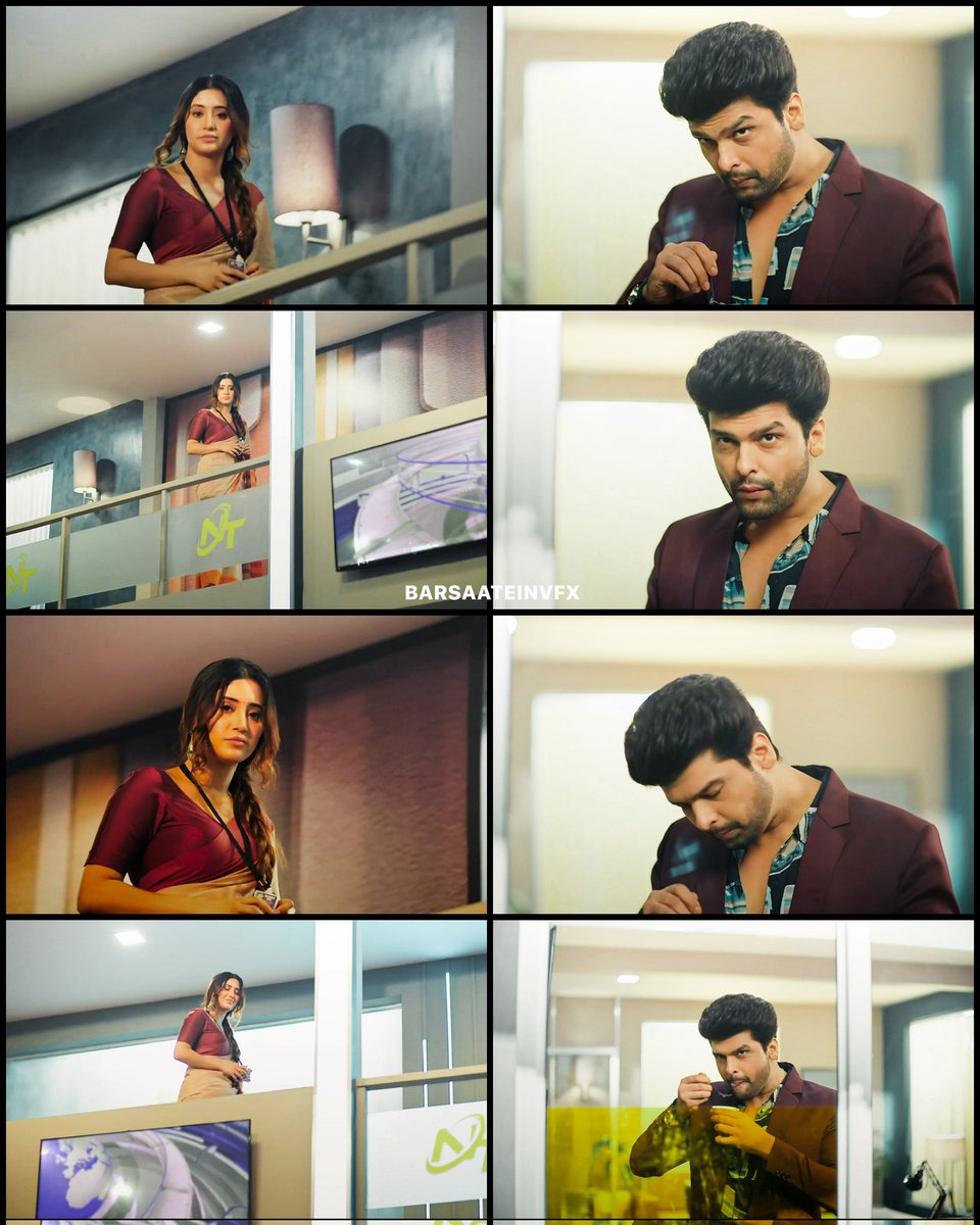 Priya2708_'s tweet photo. - their pyaar ka pehla kadam 
like him staring at her:) 🎗️✨

#Barsatein #ArYansh #KuShiv #Reyansh #Aradhana #AradhanaSahni #ReyanshLamba #Kushaltandon #ShivangiJoshi
@KushalT2803 @shivangijoshi10 https://t.co/qHdlO2fGK0