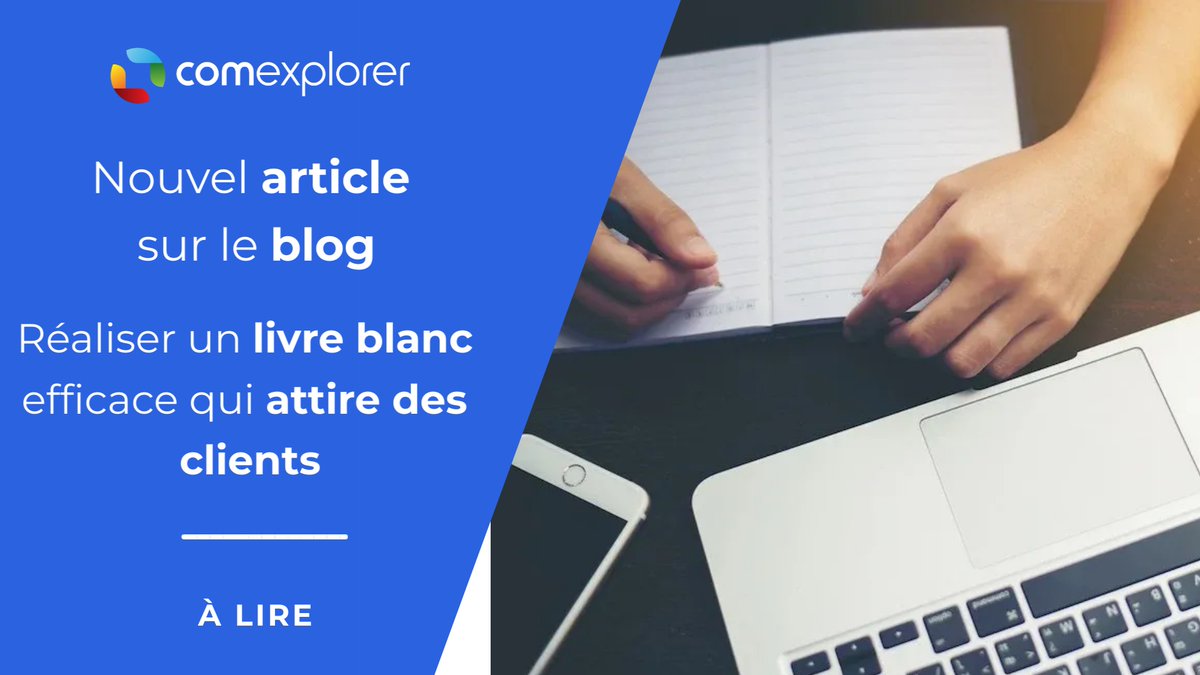 [BLOG] - Réaliser un #livreblanc efficace pour optimiser vos générations de leads ! 🧐
Découvrez dans notre article "​Réaliser un livre blanc qui attire des clients" les étapes pour rédiger un livre blanc percutant.
​👉 hubs.la/Q029Xc_n0
#comexplorer #contentmarketing