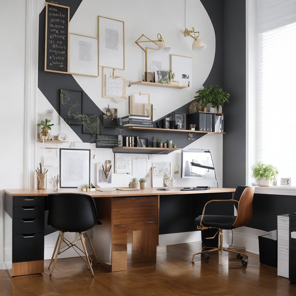 Looking for inspiration for a home office? Squint and let us know if you can see it 😉 #LevantOfficeInteriors #OfficeFurniture #OfficeDesign #OfficeInteriors