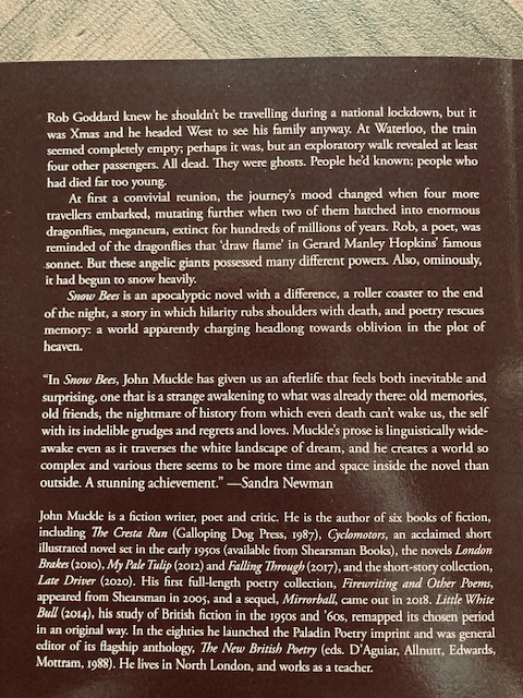 Shearsman (@shearsmanbooks) on Twitter photo "In Snow Bees, <a href="/JohnMuckle5/">John Muckle</a> has given us an afterlife that feels both inevitable & surprising..a strange awakening to what was already there..the nightmare of history from which even death can’t wake us, the self w/its indelible grudges & regrets & loves." shearsman.com/store/John-Muc… "In Snow Bees, <a href="/JohnMuckle5/">John Muckle</a> has given us an afterlife that feels both inevitable & surprising..a strange awakening to what was already there..the nightmare of history from which even death can’t wake us, the self w/its indelible grudges & regrets & loves." shearsman.com/store/John-Muc…