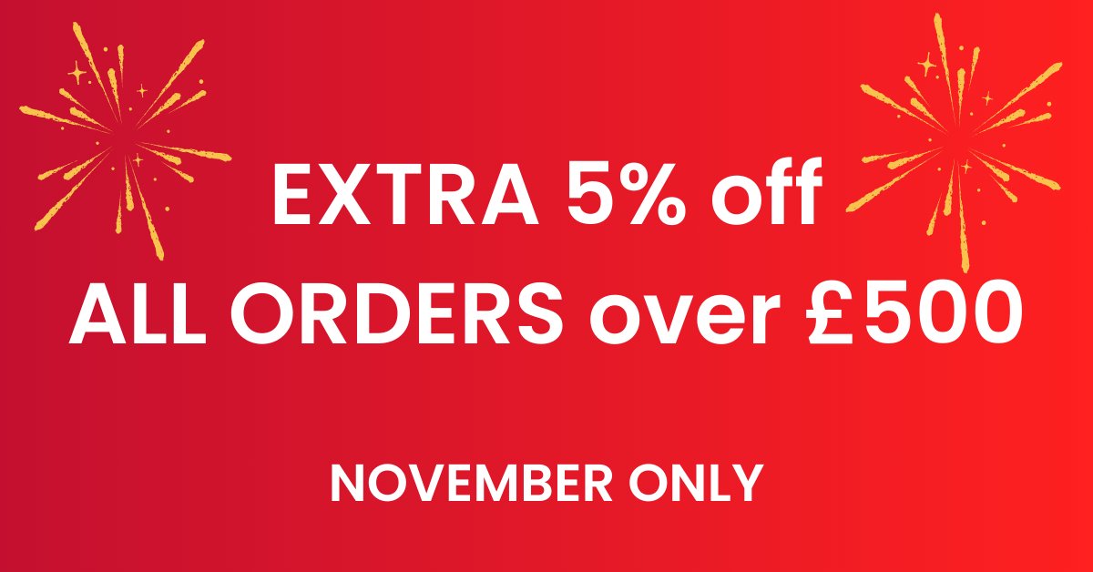 With only a few more days to go you can still save 5% on ALL orders over £500!
Whether you buy Villeroy &amp; Boch or Duravit, Geberit or Imperial - save ££'s on your new bathroom. But hurry offer ends 30th November.

#NewBathroom #bathrooms #bathroomsofinstagram #bathroomsavings