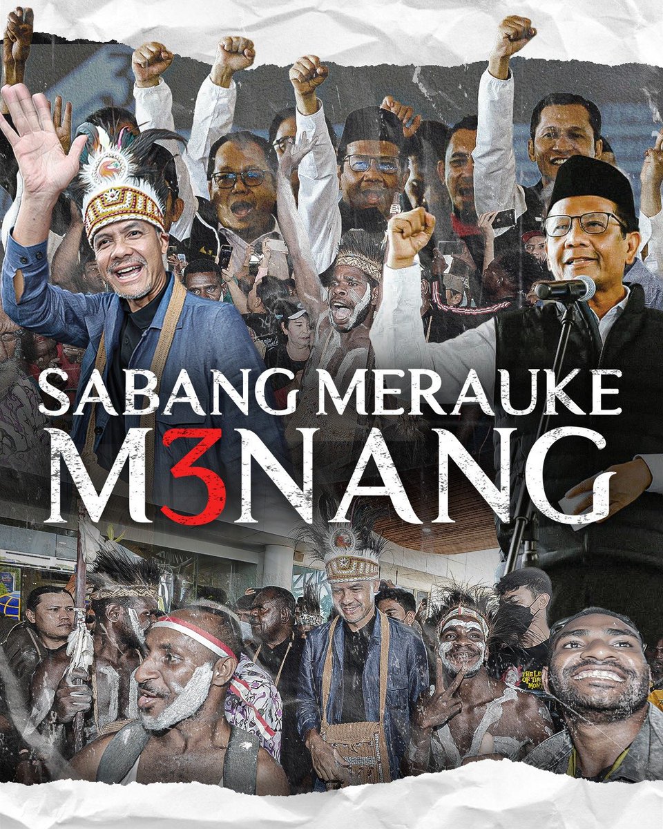 Ikut membantu doa, semoga Sabang Merauke M3nang!
Ganjar-Mahfud menghubungkan Indonesia dari ujung barat hingga ujung timur.