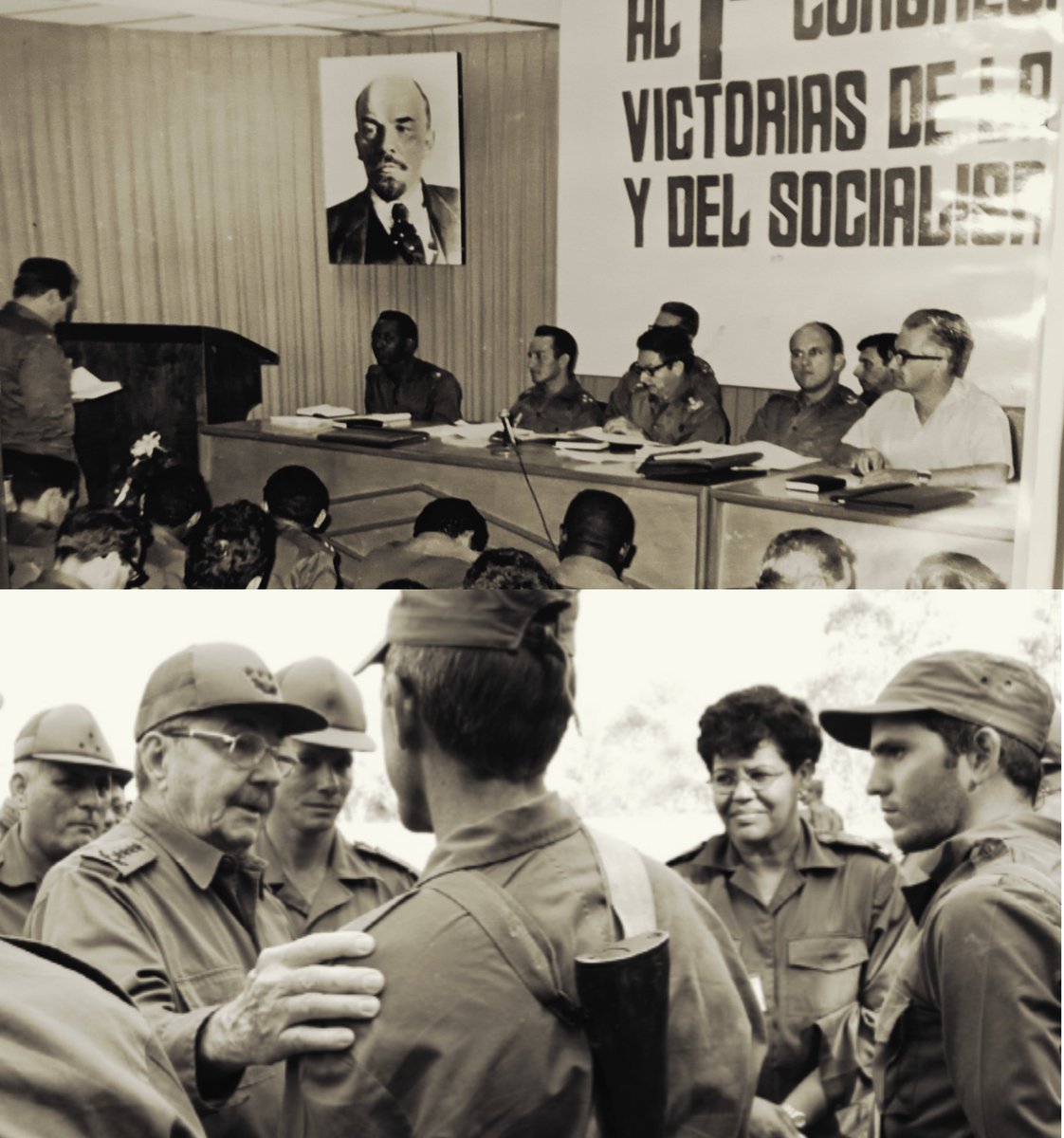 EjtoOccidental's tweet photo. Sesenta años han transcurrido desde el momento que inició el proceso de construcción del PCC en la FAR,fuerza aglutinadora que llevó a cabo la formación de los más elevados valores entorno a la unidad revolucionaria pará asegurar la defensa de la PATRIA. #CubaViveEnSuHistoria https://t.co/KjG3DbJvUR