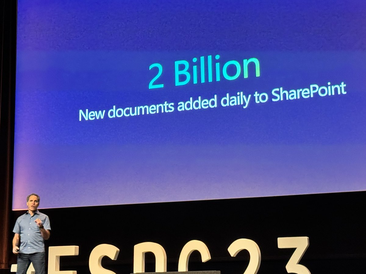lordmafi's tweet photo. #SharePoint #espc23 @jeffteper https://t.co/bvTXIKDsHF