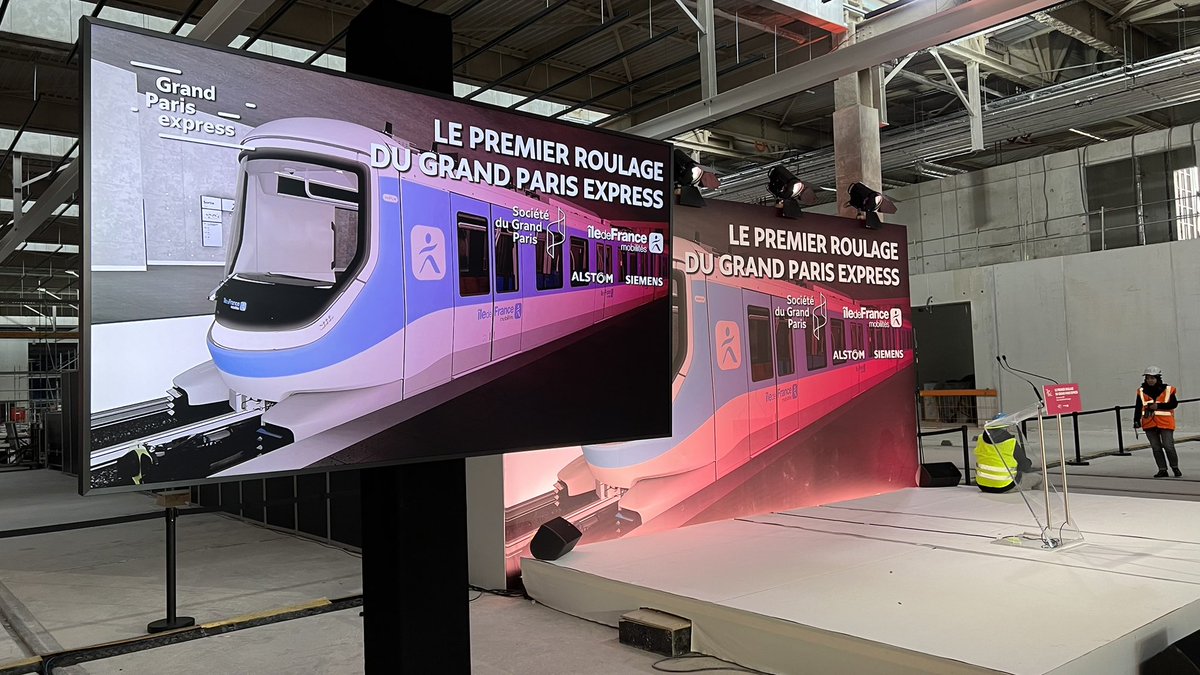 valdemarne_94's tweet photo. 🚇Nouvelle étape exclusive pour le #GrandParisExpress :
👉Suivez-nous en direct pour le premier roulage de la première rame de la #Ligne15Sud @GdParisExpress !
#ValdeMarneDirect https://t.co/cle1trtQL3