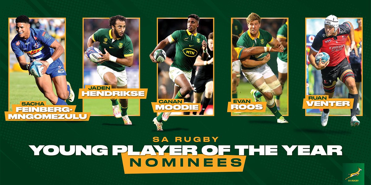 The nominations are in... 🤩
Full story: tinyurl.com/3m377exn
#SARugbyAwards #JuniorBoks