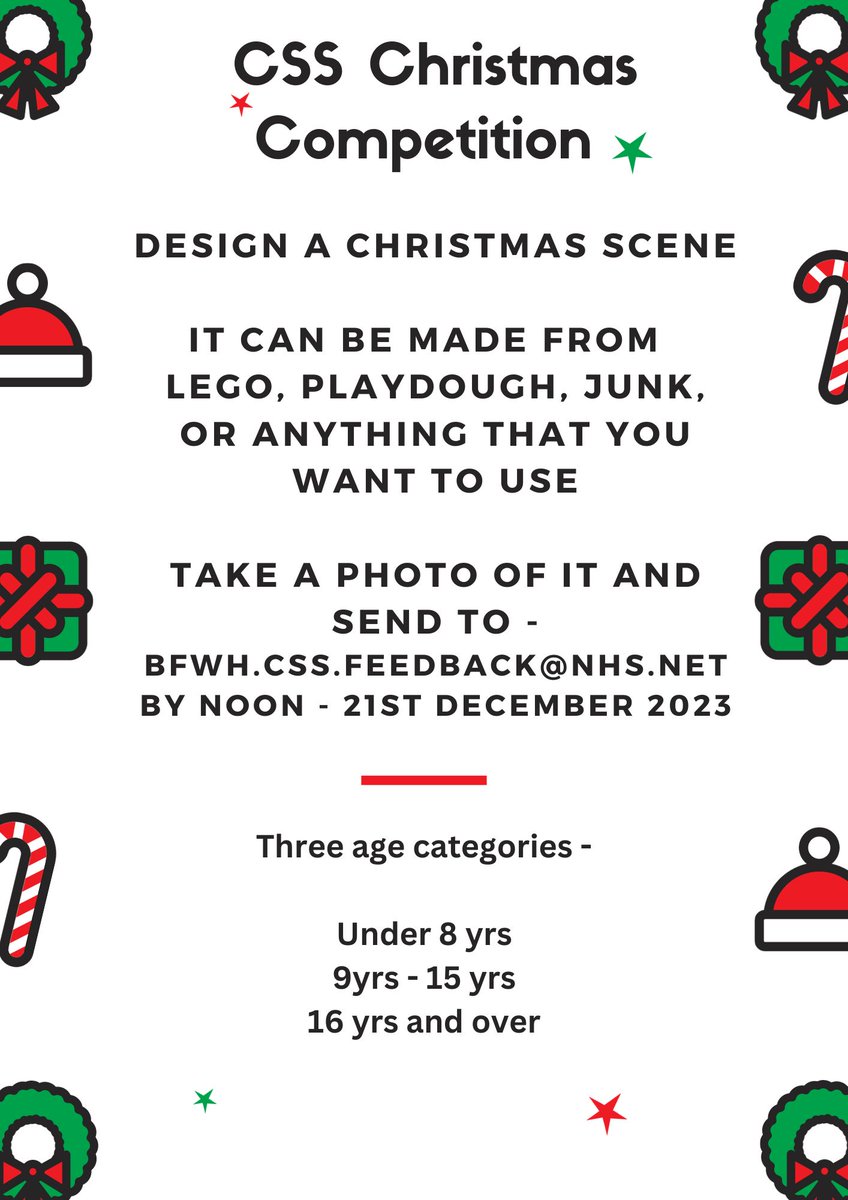 CSS Divisional Christmas Competition - get crafting!!!