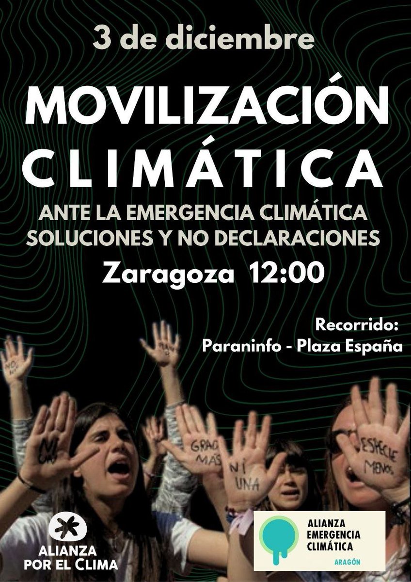 DeleZgzEcoInt's tweet photo. Esta semana os invitamos a participar en una mesa redonda sobre la #laudate Deum y a la película La Carta, un mensaje para nuestra tierra del Papa Francisco. También nos sumamos a la manifestación de la @AlianzaXClima https://t.co/MHrYsJnixL