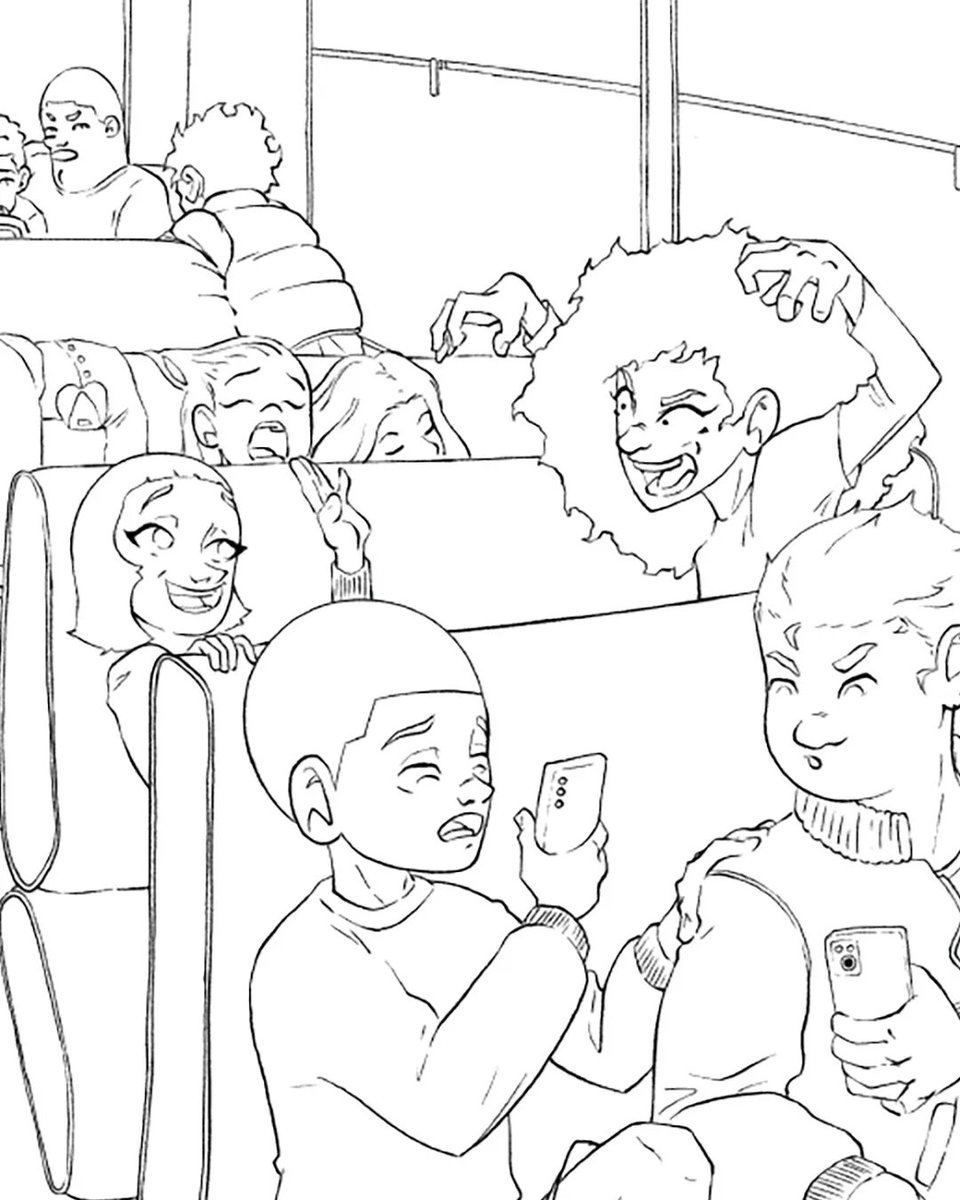 fr.ulule.com/lomepiratedele…

Après sa maman, c'est sa meilleure amie, Mila, qui a droit à un résumé haut en couleur du rêve de Lomé. Un chouette trajet de bus en somme !

#LomePiratedelEspace #colorisme #nonauharcèlement #litteraturejeunesse #albumjeunesse #livrejeunesse #colorism