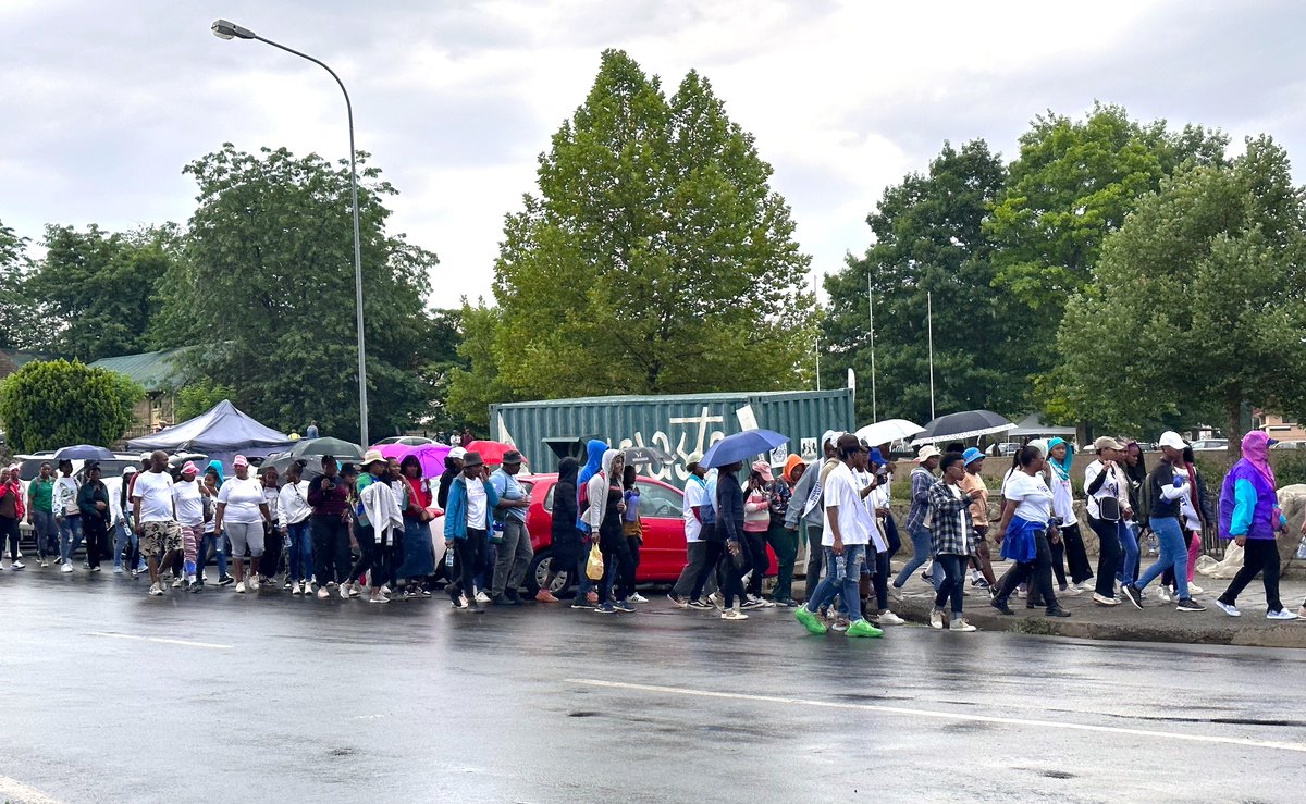 SentebaleLS's tweet photo. Last Friday, we joined the @nac_lesotho and other partners working in the HIV/AIDS response space for youth for a street march, an open dialogue, and health services provision at the Makoanyane Square in the Maseru CBD. https://t.co/Hb7q9xfxUK