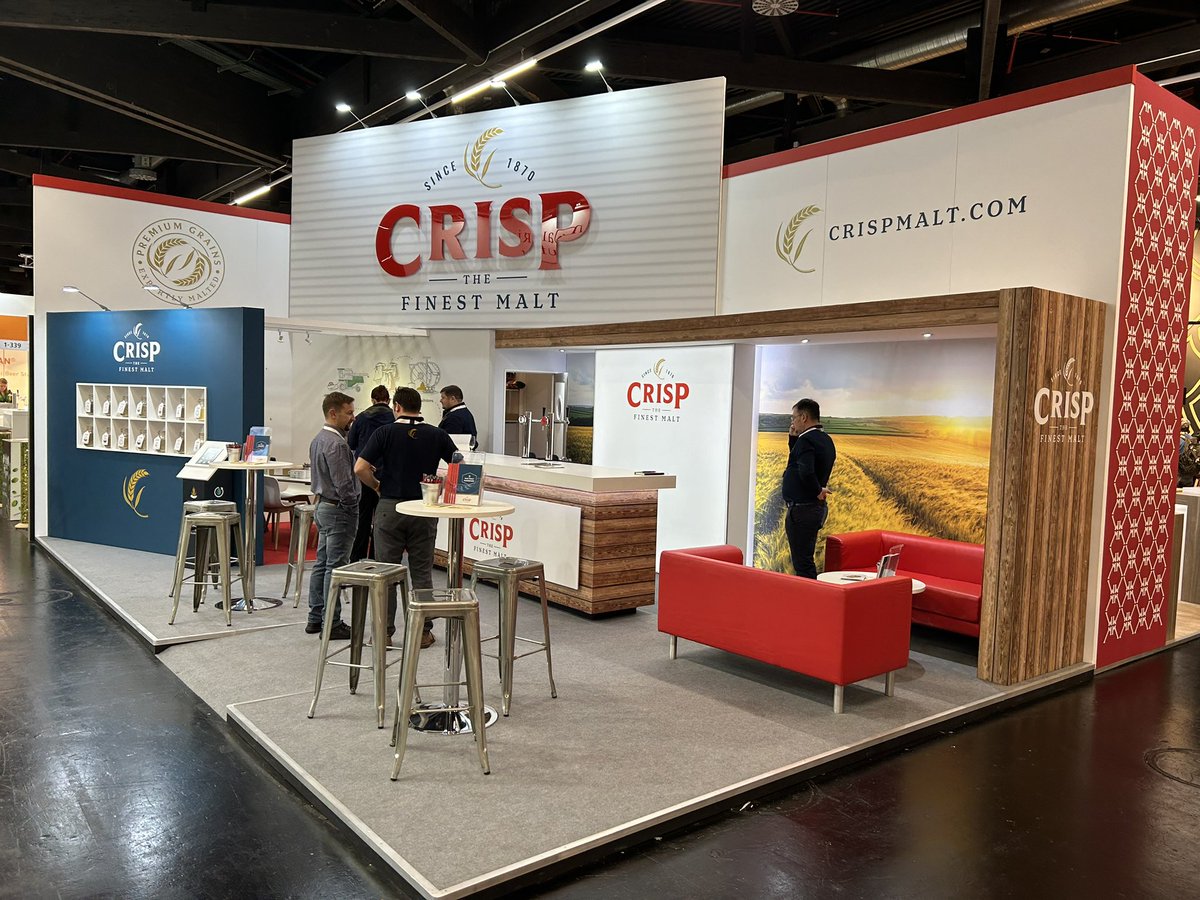 So…it’s back to Brau Beviale for <a href="/CrispMalt/">Crisp Malt</a>! Come and see us at stand 1-339!