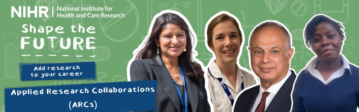 #NHS75 #ShapeTheFuture ARC stories In this special edition @NIHRresearch Applied Research Collaborations (ARCs) newsletter, we compile blogs & videos from across the country, illustrating how #NHS healthcare professionals have pursued researched careers mailchi.mp/nihr/nhs75-sha…