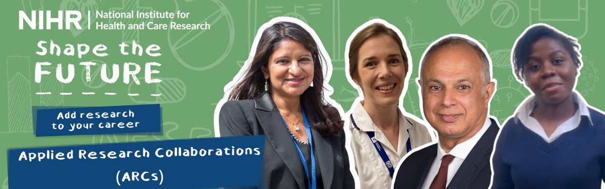 NIHR Applied Research Collaborations (ARCs) (@nihrarcs) on Twitter photo #NHS75 #ShapeTheFuture
ARC stories
In this special edition <a href="/NIHRresearch/">National Institute for Health and Care Research</a> Applied Research Collaborations (ARCs) newsletter, we compile blogs & videos from across the country, illustrating how #NHS healthcare professionals have pursued researched careers
mailchi.mp/nihr/nhs75-sha… #NHS75 #ShapeTheFuture
ARC stories
In this special edition <a href="/NIHRresearch/">National Institute for Health and Care Research</a> Applied Research Collaborations (ARCs) newsletter, we compile blogs & videos from across the country, illustrating how #NHS healthcare professionals have pursued researched careers
mailchi.mp/nihr/nhs75-sha…