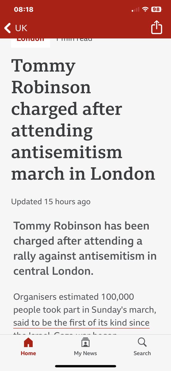 PeterCa96082916's tweet photo. @BBCNews great journalism (obviously not!) again, so what was it an antisemitism march or a march against antisemitism? 🤷🏻
#muppets
#noidea https://t.co/iHwvUbcnt9