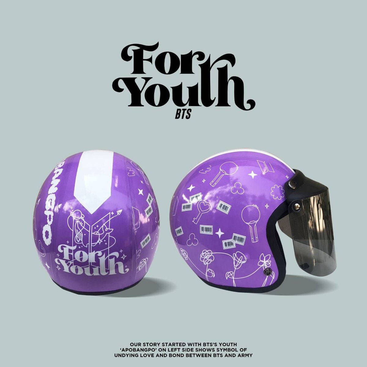 milopyuu's tweet photo. [HELP RT🙏🏻]

OPEN PO ARMY HELMET (FANMADE)✨

💰Harga: 235k DP 100.000/pcs
❗️CLOSE PO 10 DESEMBER❗️
khusus DP bulan november FREE masker fanmade

More details bisa cek thread.
#wts #merchbts #BTS #layover #agustd #foryouth #jitb https://t.co/V37tkBCeHb