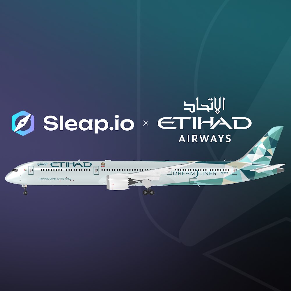 We are excited to announce our pioneering partnership with <a href="/EtihadNFT/">Etihad NFT</a>, a leader in the travel and aviation industry! ✈️ 

Etihad's innovative leap into the Web3 space with <a href="/EtihadNFT/">Etihad NFT</a> collection perfectly complements our mission at Sleap.io to reward loyal holders