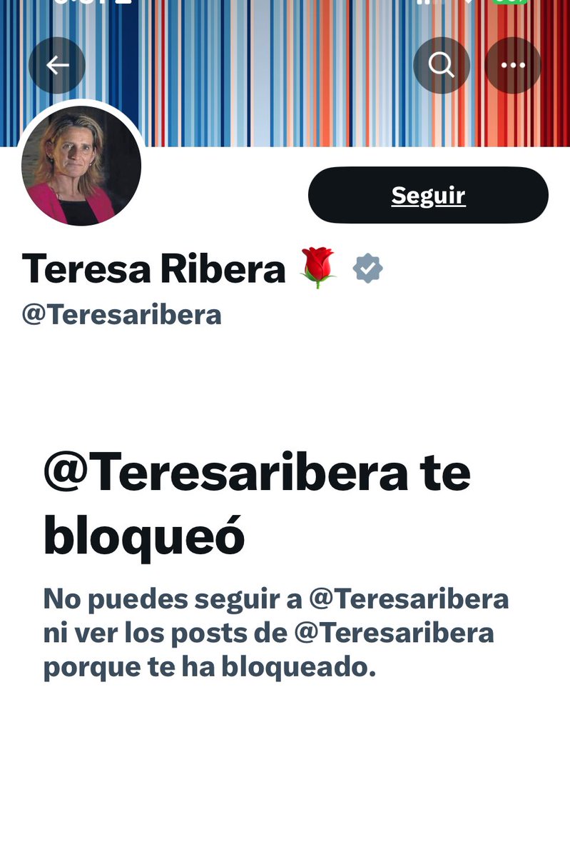 ¿ que ha hecho o dicho nuestro gerente <a href="/Exojo/">Prudencio Exojo</a> para que le haya bloqueado ? <a href="/Teresaribera/">Teresa Ribera</a>
