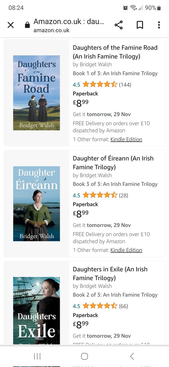 I recommend this brilliant documentary about the Irish Famine, narrated by Liam Neeson, on #pbsAmerica. pbsamerica.co.uk/series/the-hun…
Then, read how my two protagonists fought to save themselves in those worst of times. Free on #kdp #TheGreatHunger