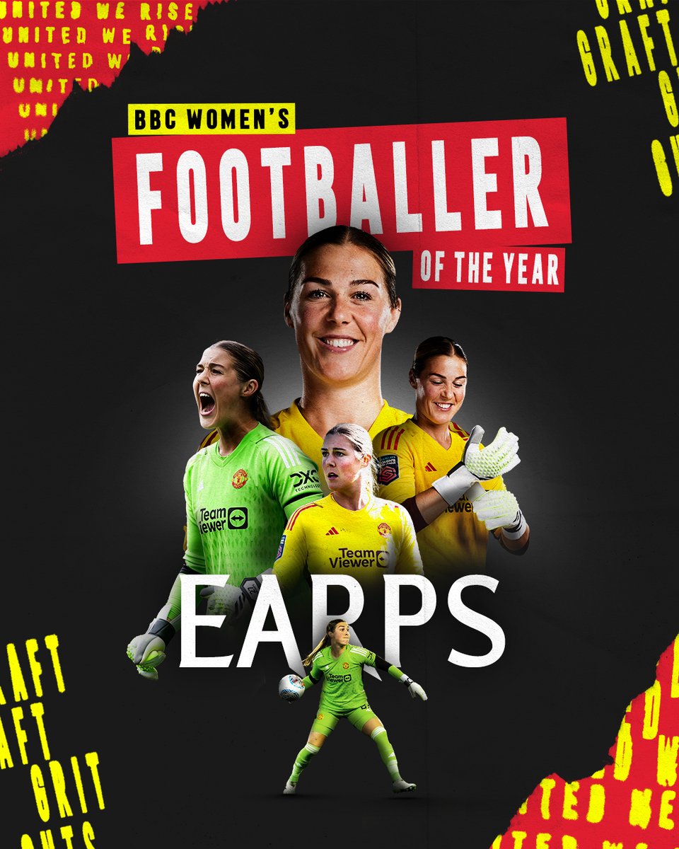 ManUtdWomen's tweet image. Mary Earps is the BBC Women&apos;s Footballer of the Year! 🏆🥳

#MUWomen