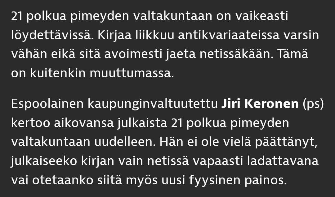 kasvismafioso's tweet photo. Espoon kaupunginvaltuutettu #JiriKeronen (#perussuomalaiset) haluaa levittää #OrderOfNineAngles (#ONA/#O9A) -ryhmän sanomaa.
--> https://t.co/PonmCXdgQH
#akselerationismi #äärioikeisto #uusnatsit #satanistinatsit https://t.co/b4RzyYz0aY