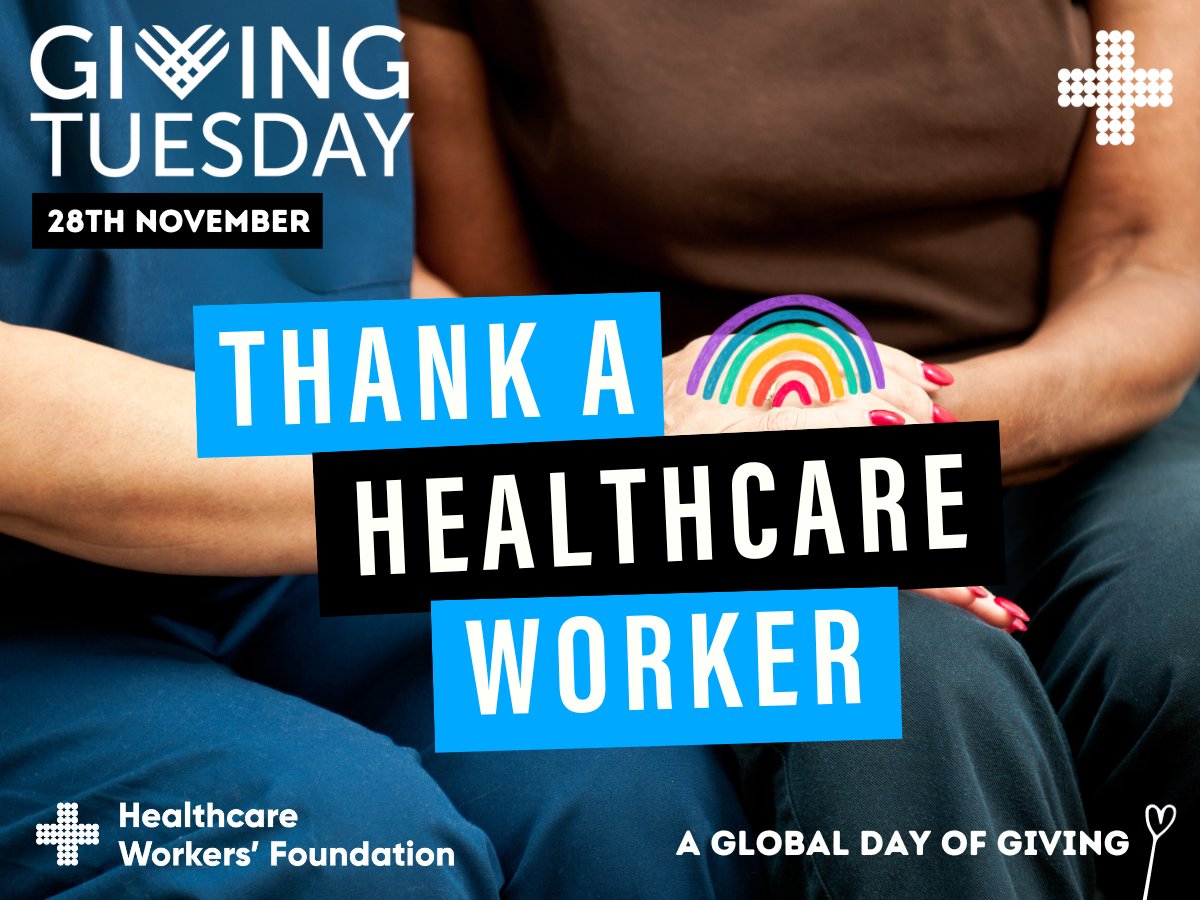 #GivingTuesday is a day dedicated to meaningful causes & recognition of the important work carried out for the benefit of society Show your support for healthcare workers here tinyurl.com/55st3y3p & make a donation to support the wellbeing of those who care for us all. #Donate