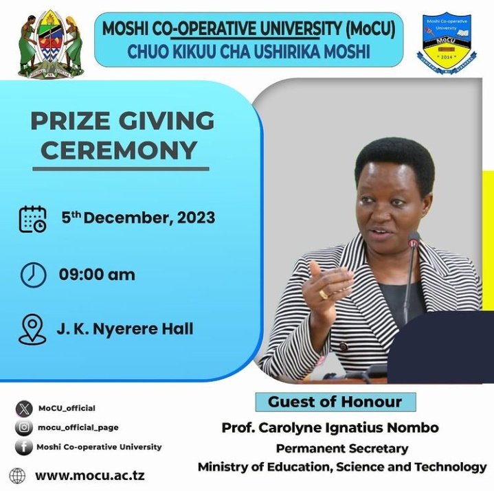 Moshi Cooperative University (@moshiuniversity) on Twitter photo 