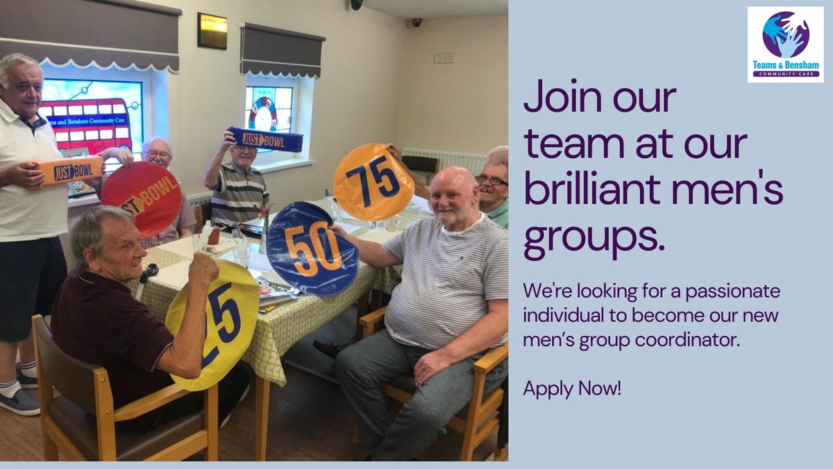 Join our team as Men's Group Coordinator! If you enjoy lots of conversation, enjoy working within a great team & have a passion for supporting others, we'd love to hear from you. Find out more below on @OurGateshead & submit a CV by 10th December 23. ourgateshead.org/info/vacancy-o…