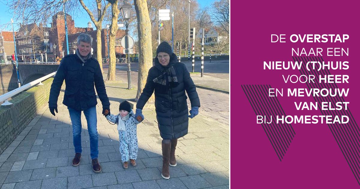 𝗕𝘂𝘂𝗿𝘁𝗲𝗻 𝗺𝗲𝘁… 𝗛𝗼𝗺𝗲𝘀𝘁𝗲𝗮𝗱 | Wij creëren woon- en leefomgevingen voor de gezondste generaties: in een mix van duurzame koop- én huurwoningen. En helpen wij bij de overstap naar een (t)huis, zoals voor heer en mevrouw Van Elst bij Homestead. bit.ly/415wPzJ