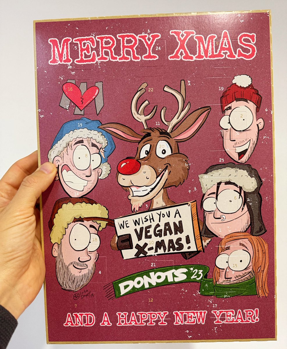 Hohoho: 100 DONOTS Adventskalender haben wir nochmal nachlegen können. Signiert von uns Fünfen. JETZT im Shop 🎅🎄 donots.merchcowboy.com