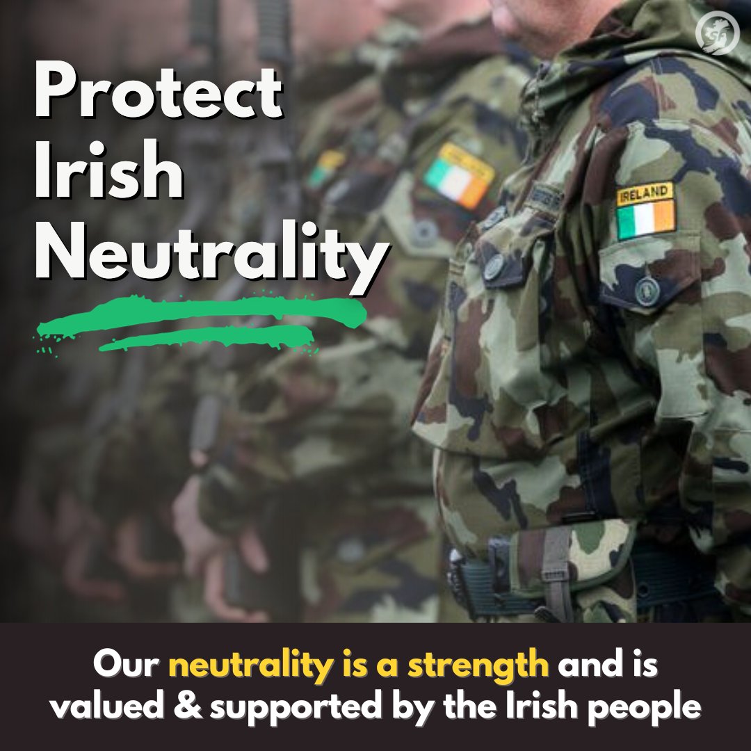 sinnfeinireland's tweet photo. ☮️ Sinn Féin is absolutely opposed to the move by Government proposals to undermine Irish neutrality by scrapping the triple lock. They should let the people decide! 

Sinn Féin are bringing a motion to the Dáil to protect Irish neutrality and invest in the Defence Forces. https://t.co/xSFDbSQ9Tj