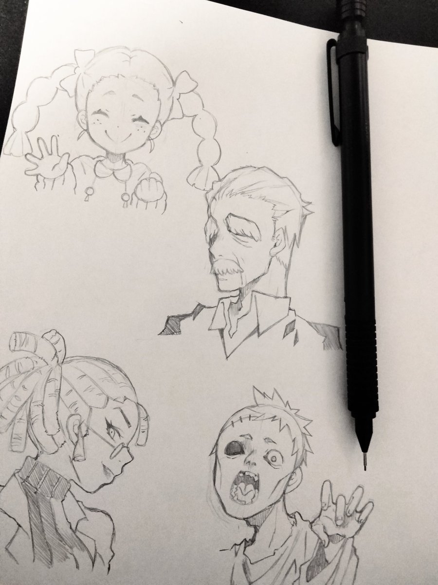 普段描かないタイプのキャラを練習 