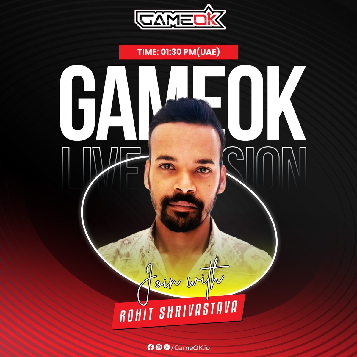 Join our expert session today and learn to play GameOK like a Pro. 💰

𝐇𝐨𝐬𝐭: Mr. Rohit Shrivastava
𝐓𝐨𝐩𝐢𝐜: GameOK 🎰

Time: 
01:30 𝐏𝐌   🇦🇪
02:30 𝐏𝐌   🇵🇰
03:00 𝐏𝐌   🇮🇳 
03:30 𝐏𝐌   🇧🇩

Link: us06web.zoom.us/j/83150830776?…

#GameOK #BLoveGames #BFIC #GameFi…