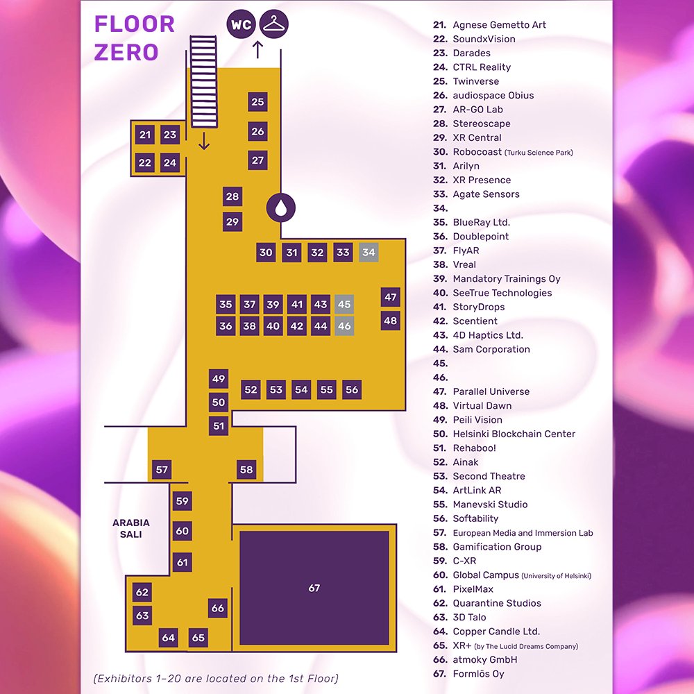 TOMORROW the #FinnishXR &amp; #emergingtech scene conquers <a href="/metropolia/">Metropolia</a>'s Arabia Campus, as #MatchXR2023 is finally here! 🔥 #XR

1📸 The event's main entrance, Hämeentie 135 D. (Photograph credits: Varma)
2📸 Venue map
3-4📸 Expo area maps

READ MORE HERE:
matchxrhelsinki.com