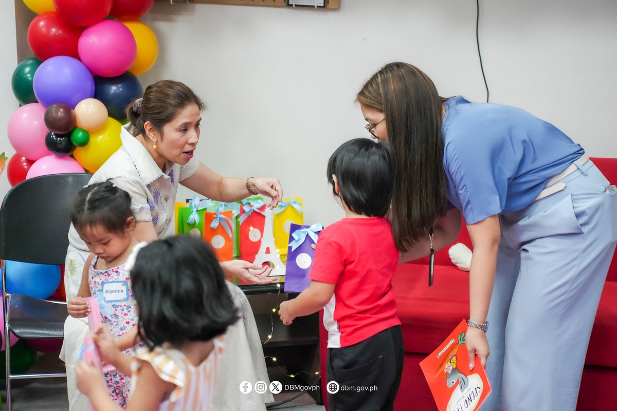 DBMgovph's tweet photo. IN PHOTOS: In commemoration of the 33rd Library and Information Services Month, DBM Secretary Amenah F. Pangandaman led the celebration of Children’s Library Day today, November 28, 2023, at the DBM Arcache Building, Manila City.
#DBMLibrary #LISM2023 #LETSLibraries https://t.co/elscDMHSou