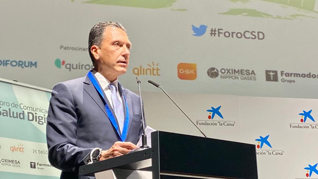 <a href="/GSK_ES/">GSK España</a> <a href="/CaixaForum/">CaixaForum</a> <a href="/AngelBlancoR/">Angel Blanco Rubio</a> <a href="/quironsalud/">quirónsalud</a> #ForoSD | Jorge Huertas, director general de <a href="/OximesaNG/">OximesaNG</a> continúa con la inauguración, indicando: “Hemos creado el departamento denominado "Diagnosia" y hemos abrazado la idea de que la #tecnología puede ser un aliado"