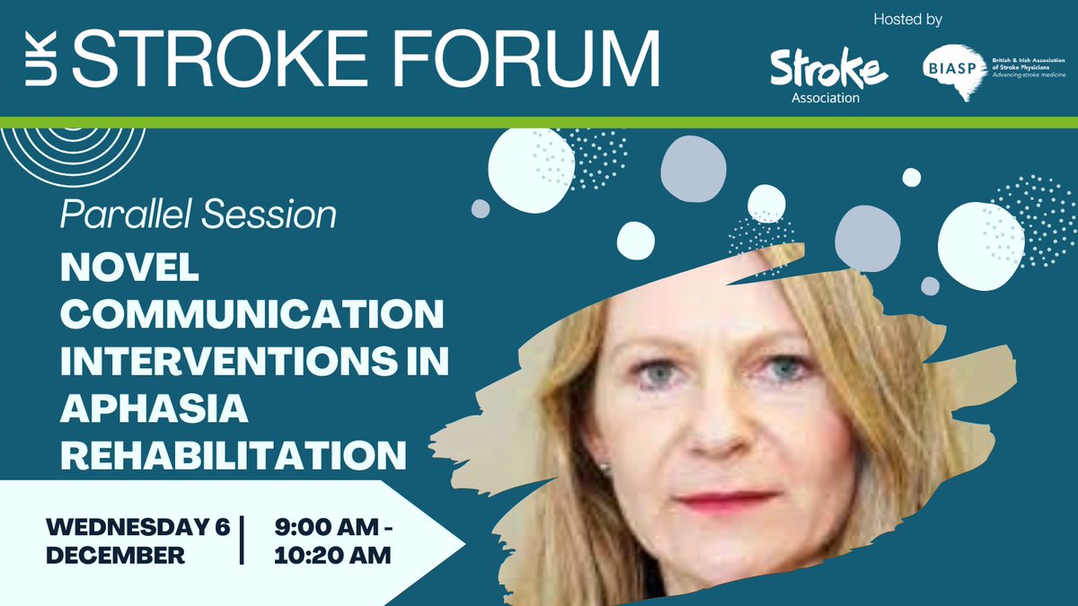 UK Stroke Forum (@ukstrokeforum) on Twitter photo First up in today's #UKSF23 session preview is a brilliant session put together by the wonderful <a href="/MadelineCruice/">Professor Madeline Cruice</a> who continues to give so much to the UKSF. The purpose of this session is to share findings from novel communication intervention studies in the UK (+ MUCH more!) First up in today's #UKSF23 session preview is a brilliant session put together by the wonderful <a href="/MadelineCruice/">Professor Madeline Cruice</a> who continues to give so much to the UKSF. The purpose of this session is to share findings from novel communication intervention studies in the UK (+ MUCH more!)