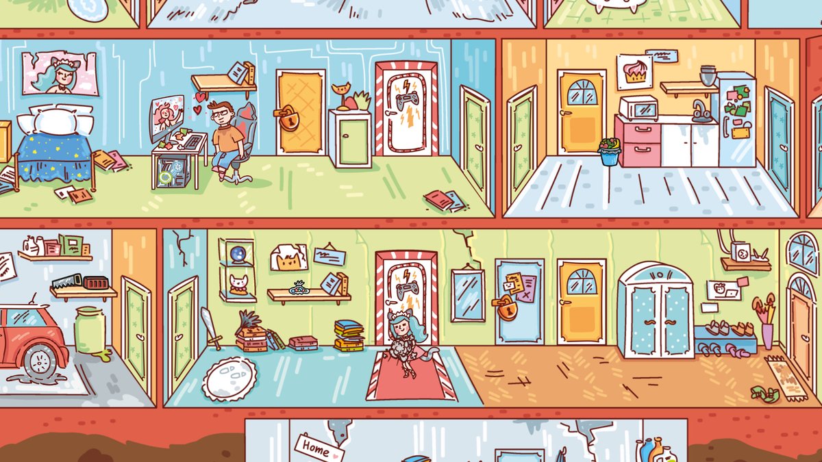 2Dポイント&クリックパズル『Girlfriend from Hell』Steamストアページ公開-結婚を断ったボーイフレンドに"生き地獄"を見せてやれ! 