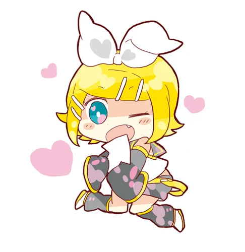 【#犬飼さんの毎日ミニキャラ】03. YAEBA YAEBA/ライブP鏡音キャラクターソング集『gLoR10us』で描かせて頂いたミニキャラです▼特設サイト▼▼アリスブックス 
