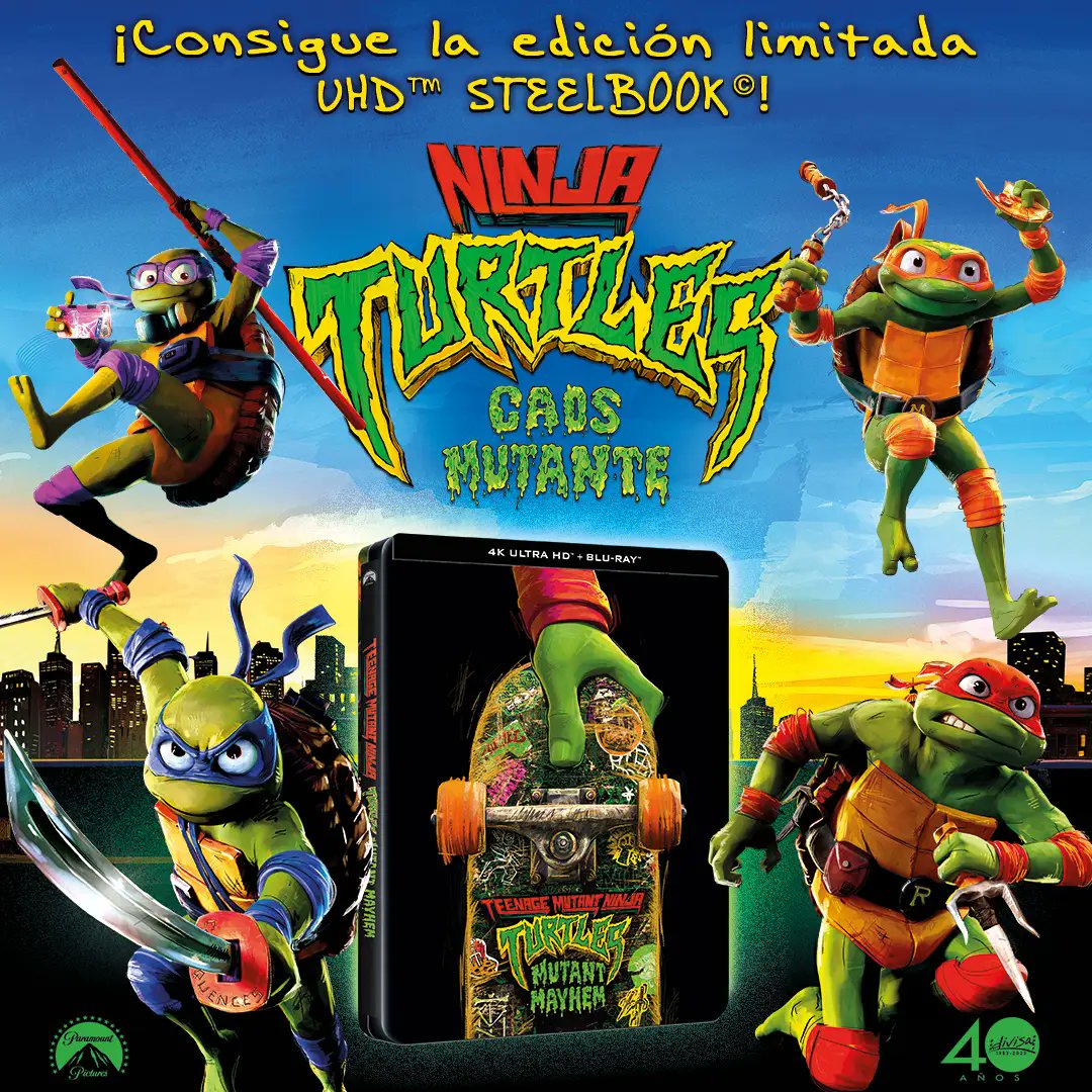 cinemix_es's tweet image. 🍀 ¡Nuevo Sorteo!

⚡️ ¿Quieres ganar una copia de la edición limitada Steelbook 4K UHD de &quot;Ninja Turtles: Caos Edition&quot;?

🍕 Es fácil y lo tienes a golpe de click. No te lo pienses y ¡Participa ahora!

#Cine #FormatoFisico #NinjaTurtles

Toda la info: cinemix.es/sorteo-steelbo…