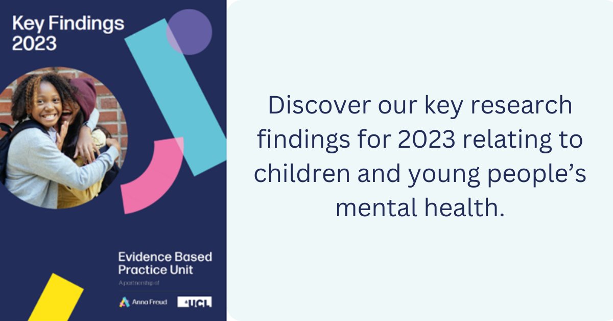 We are excited to release our Key Findings Report 2023, highlighting our #research this year, our results & insights as we continue to improve children and young people’s #mentalhealth and #wellbeing through evidence-based practice. Find out more: bit.ly/47L7Fsq