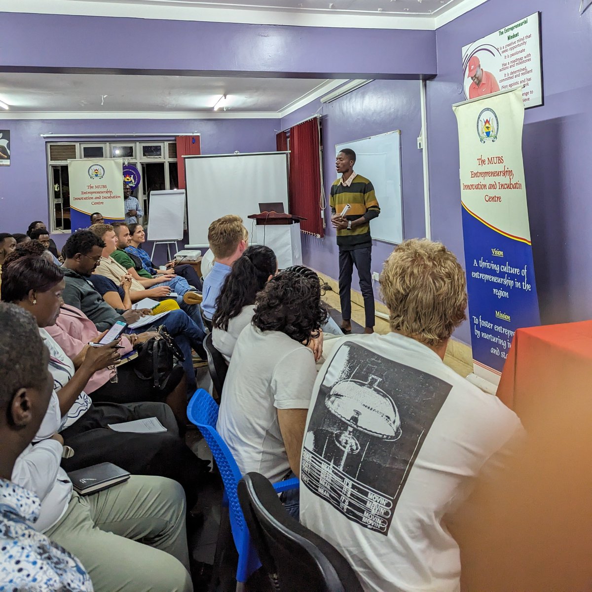We are honored to have hosted our partners, <a href="/ThomasMoreBE/">Thomas More-hogeschool</a> and <a href="/OndernemersNZ/">OVO.be</a>, who paid us a courtesy visit.
They had the chance to interact and listen to our young innovators pitch their ideas.
#MUBSEIIC.