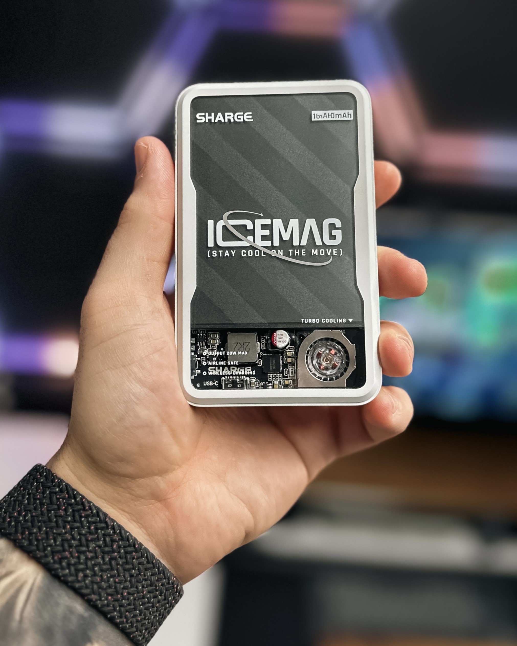 SHARGE on X: Compact. Powerful. Stay connected anywhere. ICEMAG ensures  your iPhone stays charged on the go. Credit to @paradoxperfected Shop at   #SHARGE #magsafe #iphone #powerbank  #wirelesscharging #icemag #tech