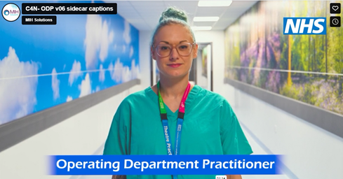 Such a fantastic project to be part of, with @AHPs4Notts & @MIHSolutions, highlighting #AHPcareers. Here is Nicola from @NuhTheatres showcasing a career as an ODP 🤩#proudtobeAHP #teamNUH Great work Nicola, thank you 🌟 click link: vimeo.com/884727364/1253…